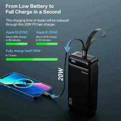 Asometech Batterie Externe 30000 MAh -Monde Electronique 2 MAIN1