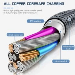 3 Câbles IPhone (1m+1m+2m) -Monde Electronique 3 Cables iPhone 1m1m2m composant