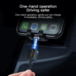 Câble Magnétique Puissant -Monde Electronique 4 main kuulaa cable magnetique usb micro et type c pour recharge et synchronisation de donnees compatible avec iphone samsung xiaomi