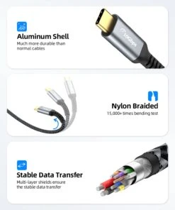 Câble USB Type-C Compatible Avec Android Auto -Monde Electronique 610P u3xdKL. SL1500