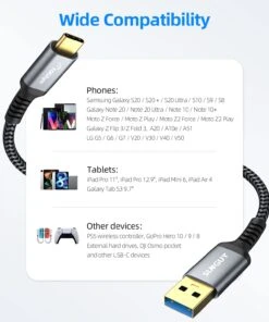 Câble USB Type-C Compatible Avec Android Auto -Monde Electronique 617z4V8owAL. SL1500