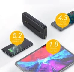 Batterie Externe 20000mAh PISEN -Monde Electronique 71 32c65flL. AC SL1500