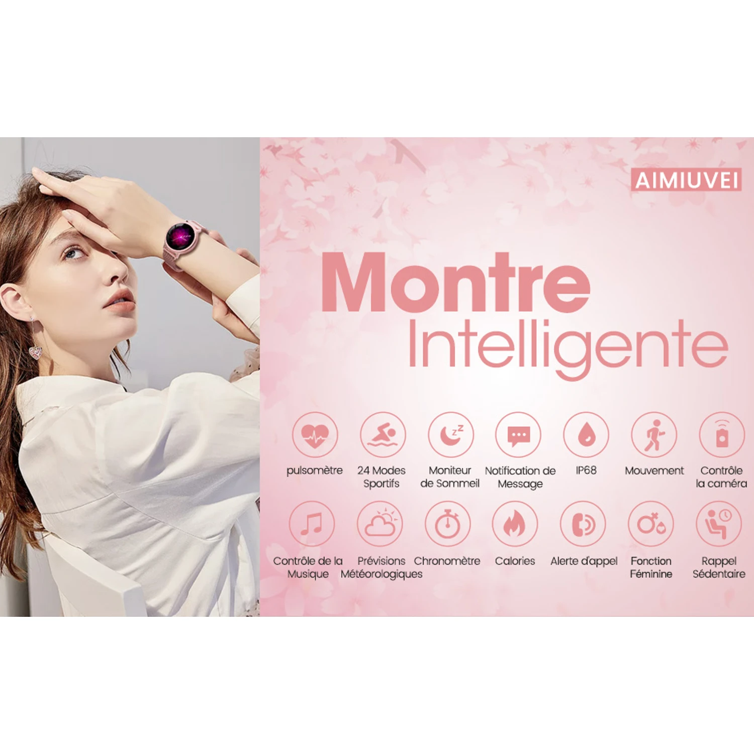 Montre Connectée Femme Tendance 9 Montre Connectée Femme Tendance – Image 7