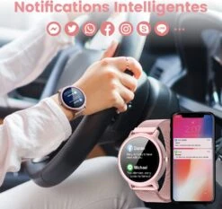 Montre Connectée Femme Tendance 14 Montre Connectée Femme Tendance -Monde Electronique Aimiuvei montre connectee femmes sport