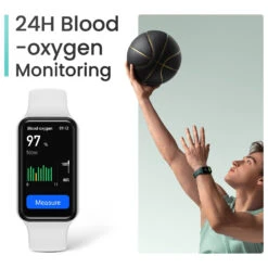 Montre Digitale Adolescent Garçon -Monde Electronique Amazfit Band 7 Adolescents oxygene sanguin