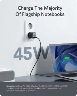 Adaptateur Universel Charge Rapide 8 Adaptateur Universel Charge Rapide -Monde Electronique Anker Nano II 45 watts