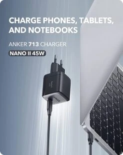 Adaptateur Universel Charge Rapide 9 Adaptateur Universel Charge Rapide -Monde Electronique Anker Nano II 45W charge pc portable et smartphone