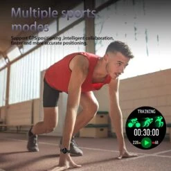 Montre Connectée Ronde Sportive -Monde Electronique Anmi Montre Connectee Sport coeur