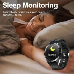 Montre Connectée Ronde Sportive -Monde Electronique Anmi Montre Connectee Sport moniteur de sommeil