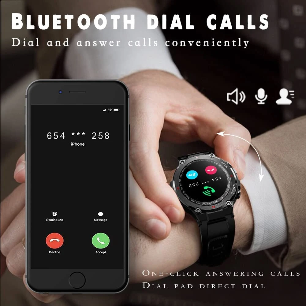 Montre Connectée Avec Téléphone 4 Montre Connectée Avec Téléphone – Image 2