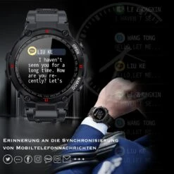 Montre Connectée Avec Téléphone 9 Montre Connectée Avec Téléphone -Monde Electronique Ansung Montre sport Homme messages
