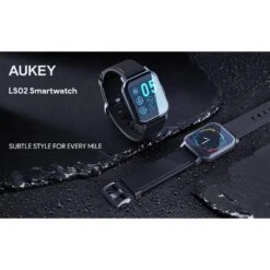 Aukey Montre Sport Homme -Monde Electronique Aukey montre connectee charge sans fil