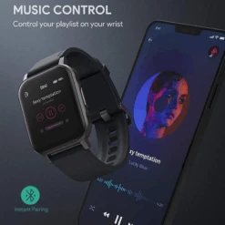 Aukey Montre Sport Homme -Monde Electronique Aukey montre connectee controle