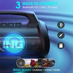 Baffle Bluetooth Puissante -Monde Electronique Baffle Bluetooth Puissante grosse