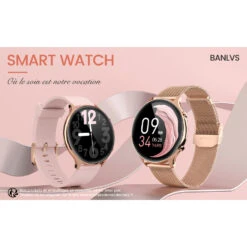 Montre Connectée Femme Élégante Sport -Monde Electronique Banlvs Montre connectee Femme intelligente