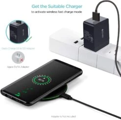 Base Chargeur Induction -Monde Electronique Base Chargeur Sans fil adaptateur