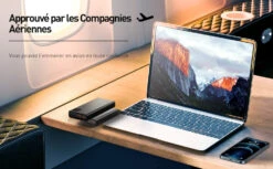 Aukey Batterie Externe 20000mAh -Monde Electronique Baseus 22.5w 20000mah avion