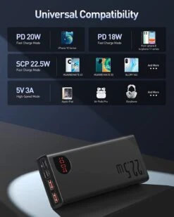 Batterie Externe 20000mAh RAVPower -Monde Electronique Baseus 22.5w 20000mah compatible 2