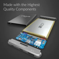 Batterie 10000mAh Quick Charge 3.0 -Monde Electronique Batterie 10000mAh Pass Through puissante