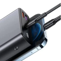 Batterie 30000 MAh Puissante 65W -Monde Electronique Batterie 30000mAh Pass Through iphone