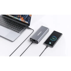 Batterie 30000 MAh Puissante 65W -Monde Electronique Batterie 30000mAh Pass Through ordinateur portable