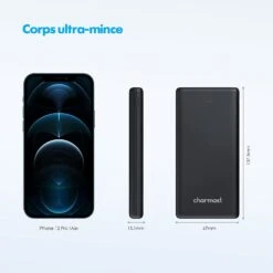 Batterie Externe 10000mah Type-C -Monde Electronique Batterie Externe 10000mah Type C mince