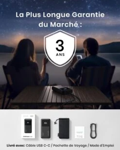 Batterie Externe 100W 25000mAh -Monde Electronique Batterie Externe 100W garantie