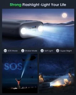 Batterie Externe 12 Volts De 27000 MAh -Monde Electronique Batterie Externe 12 Volts de 30000 mAh lampe de poche