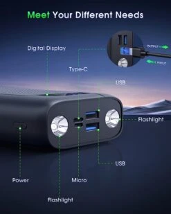 Batterie Externe 12 Volts De 27000 MAh -Monde Electronique Batterie Externe 12 Volts de 30000 mAh vos differents besoins