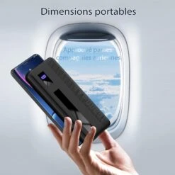 Batterie Portable 10000mAh 15W -Monde Electronique Batterie Externe 15W avion
