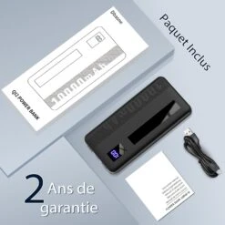 Batterie Portable 10000mAh 15W -Monde Electronique Batterie Externe 15W garantie 2 ans