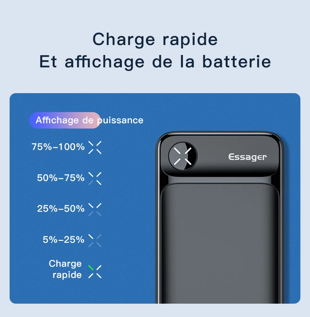 Batterie Externe 20000mAh Charge Rapide 6 Batterie Externe 20000mAh Charge Rapide – Image 4