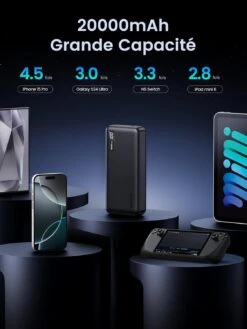 Batterie Externe Rapide De 20000mAh -Monde Electronique Batterie Externe 20000mAh iPhone grande capacite