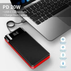 Batterie Externe 25 Watts -Monde Electronique Batterie Externe 25W ordinateur portable