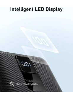 Batterie Portable Baseus 30000 MAh -Monde Electronique Batterie Externe 30000mAh Charge Rapide LED