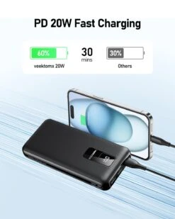 Batterie Portable Baseus 30000 MAh -Monde Electronique Batterie Externe 30000mAh Charge Rapide power delivery