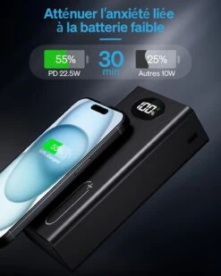 Batterie Externe 50 000 MAh 22,5W 14 Batterie Externe 50 000 MAh 22,5W -Monde Electronique Batterie Externe 50 000 mAh 225W lampe de poche