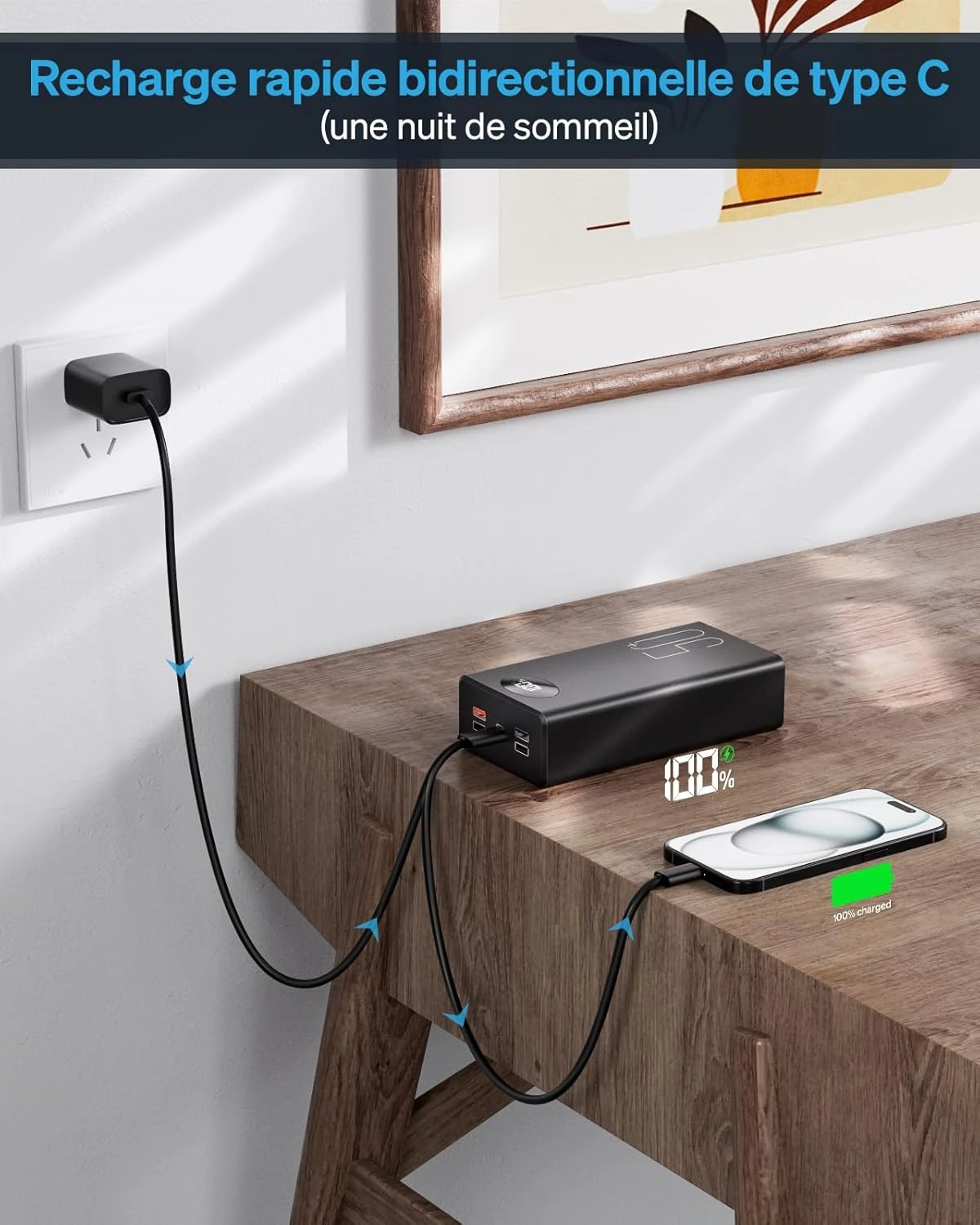 Batterie Externe 50 000 MAh 22,5W 5 Batterie Externe 50 000 MAh 22,5W – Image 3