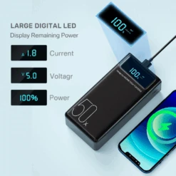 Batterie Externe 50000 MAh Kase -Monde Electronique Batterie Externe 50000mAh Kase charge rapide 2