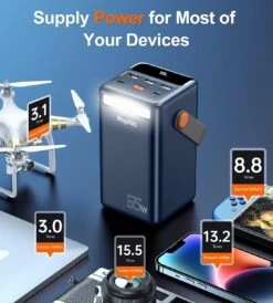 Batterie Externe 65 Watts 15 Batterie Externe 65 Watts -Monde Electronique Batterie Externe 65W 50000mAh nombre de charge