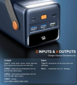 Batterie Externe 65 Watts 17 Batterie Externe 65 Watts -Monde Electronique Batterie Externe 65W 50000mAh ports USB