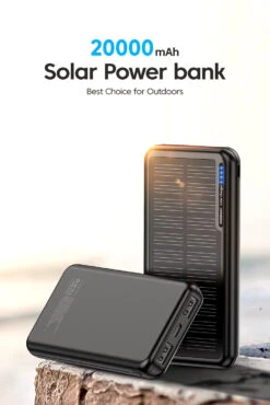 Batterie Externe Antichoc Solaire -Monde Electronique Batterie Externe Antichoc Solaire