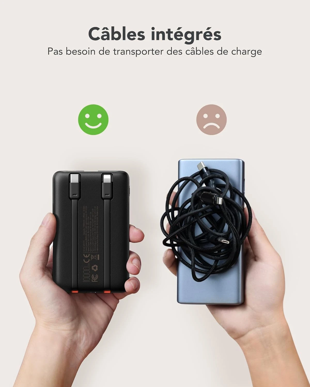 Batterie Portable Avec Câble Intégré 9 Batterie Portable Avec Câble Intégré – Image 7