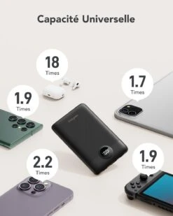 Batterie Portable Avec Câble Intégré 12 Batterie Portable Avec Câble Intégré -Monde Electronique Batterie Externe Avec Cable Integre compatibilite universelle