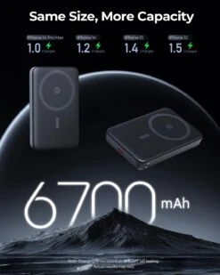 Batterie Externe Avec Chargement À Induction 12 Batterie Externe Avec Chargement À Induction -Monde Electronique Batterie Externe Avec Chargement A Induction 6700 mAh