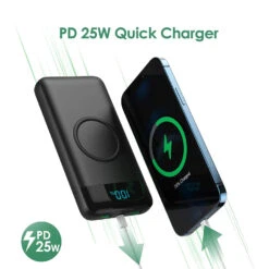 Batterie Externe Avec Recharge Sans Fil -Monde Electronique Batterie Externe Avec Recharge Sans Fil power delivery