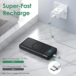 Batterie Externe Avec Recharge Sans Fil -Monde Electronique Batterie Externe Avec Recharge Sans Fil super rapide