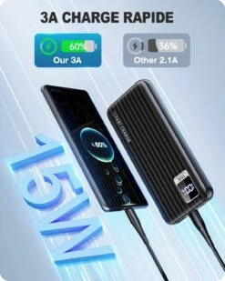 Batterie Externe BSYYO 10000 MAh -Monde Electronique Batterie Externe BSSYO charge rapide