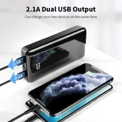 Batterie Externe Bextoo 30000 MAh -Monde Electronique Batterie Externe Bextoo 30000mAh 2.4A