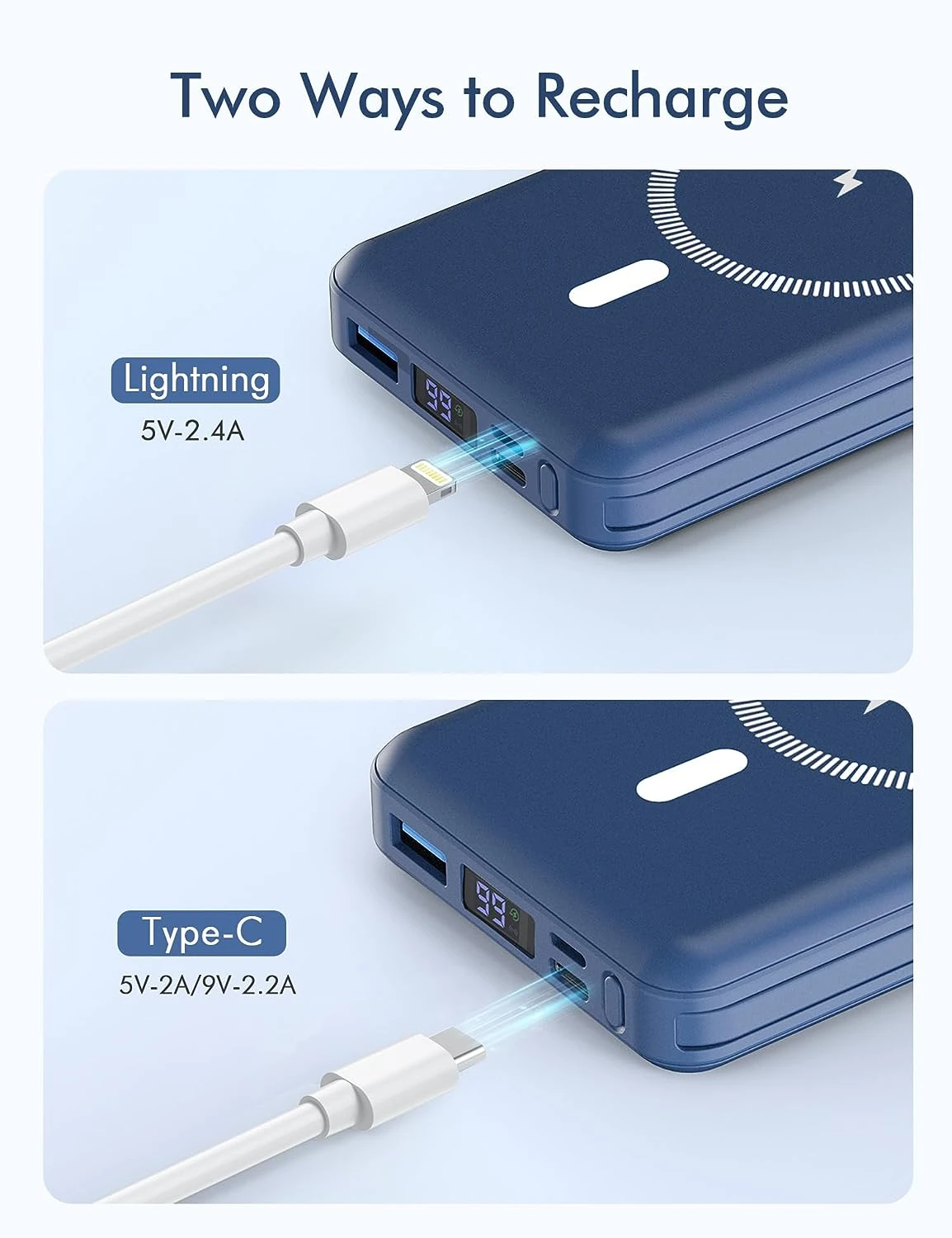 Batterie Externe Charge Rapide Sans Fil 4 Batterie Externe Charge Rapide Sans Fil – Image 2